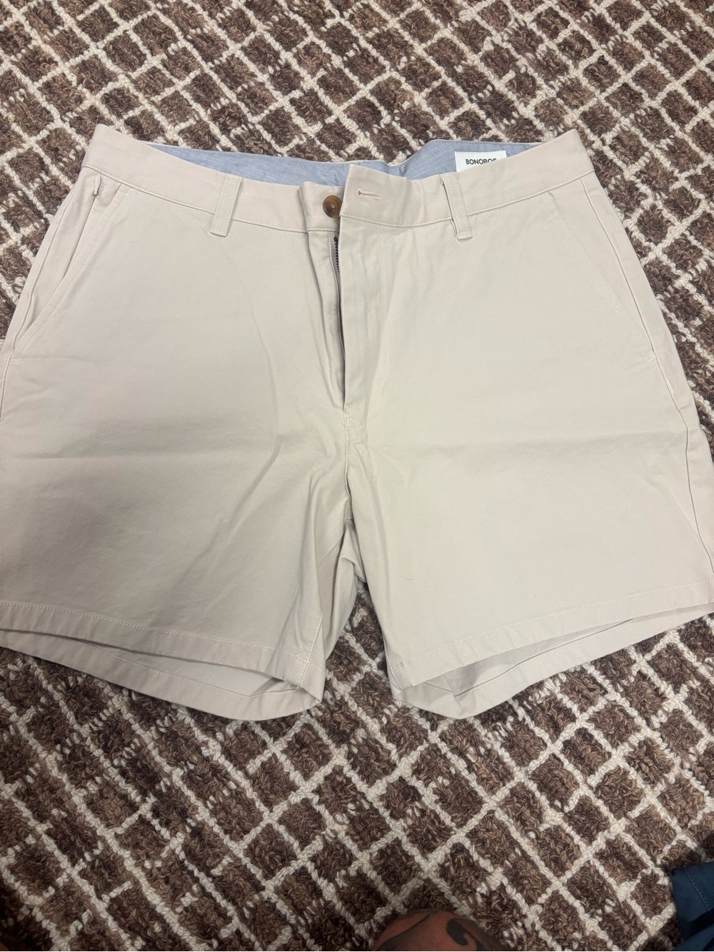 Bonobos Men’s Stretch Chino Shorts in Stone